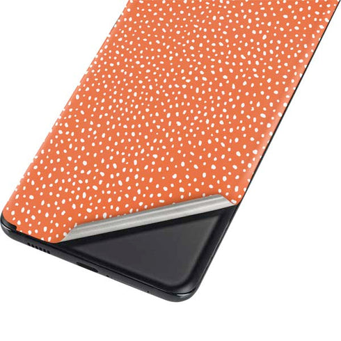 Orange Spots Galaxy S21 5G Skin