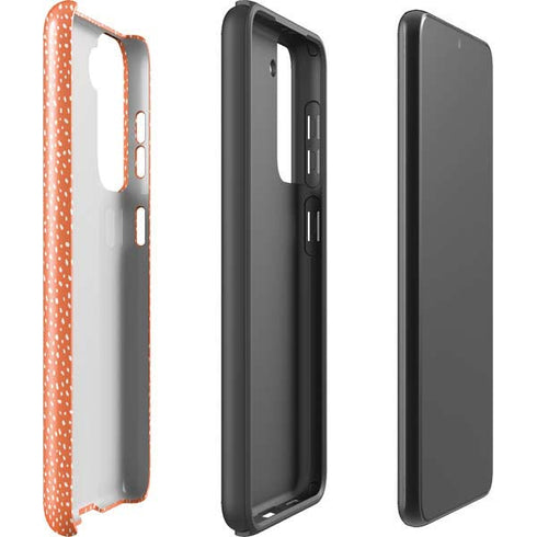 Orange Spots Galaxy S21 Plus 5G Pro Case