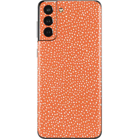 Orange Spots Galaxy S21 Plus 5G Skin