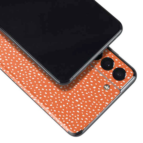 Orange Spots Galaxy S21 Plus 5G Skin
