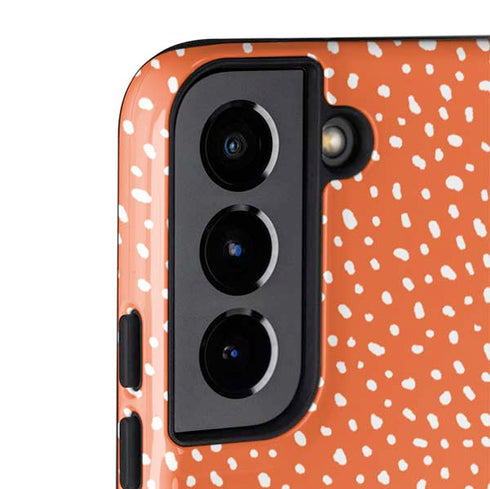 Orange Spots Galaxy S22 Plus Pro Case