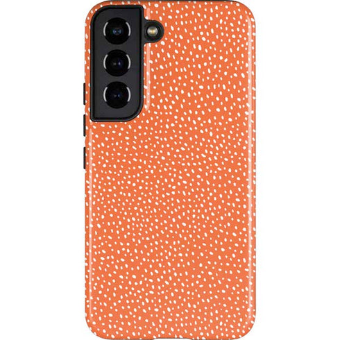 Orange Spots Galaxy S22 Pro Case