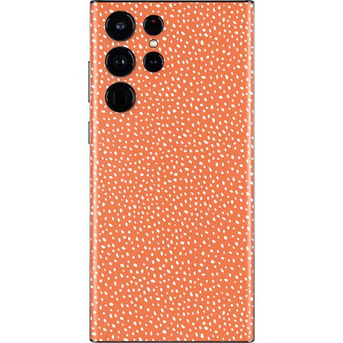 Orange Spots Galaxy S22 Ultra Skin