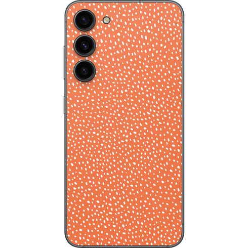 Orange Spots Galaxy S23 Plus Skin