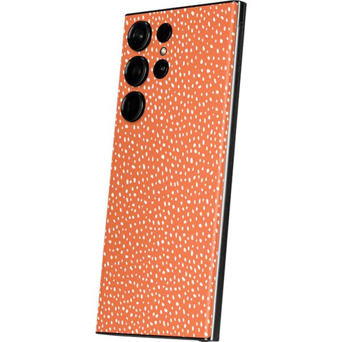 Orange Spots Galaxy S23 Ultra Skin