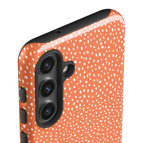 Orange Spots Galaxy S24 Impact Case