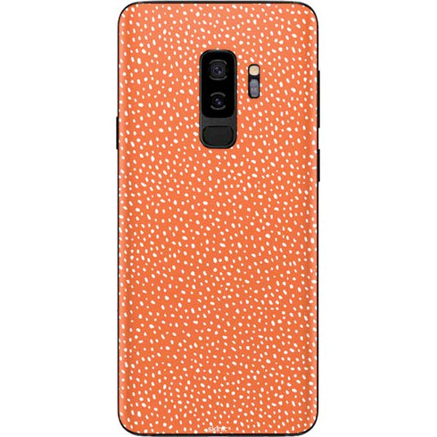 Orange Spots Galaxy S9 Plus Skin