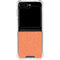 Orange Spots Galaxy Z Flip5 5G Clear Case
