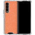 Orange Spots Galaxy Z Fold4 5G Clear Case