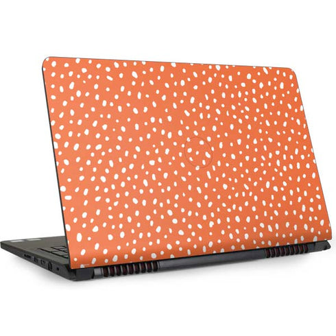 Orange Spots Dell Inspiron Skin