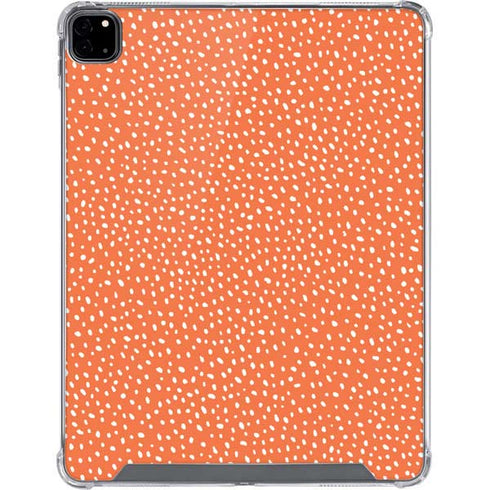 Orange Spots iPad Pro 12.9in (2020) Clear Case