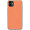 Orange Spots iPhone 11 Clear Case