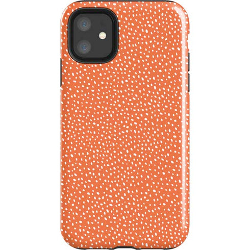 Orange Spots iPhone 11 Impact Case