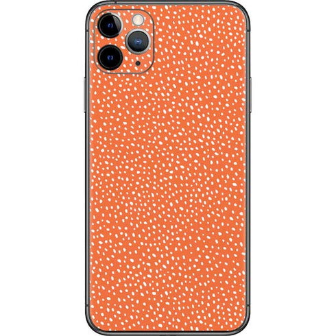 Orange Spots iPhone 11 Pro Max Skin