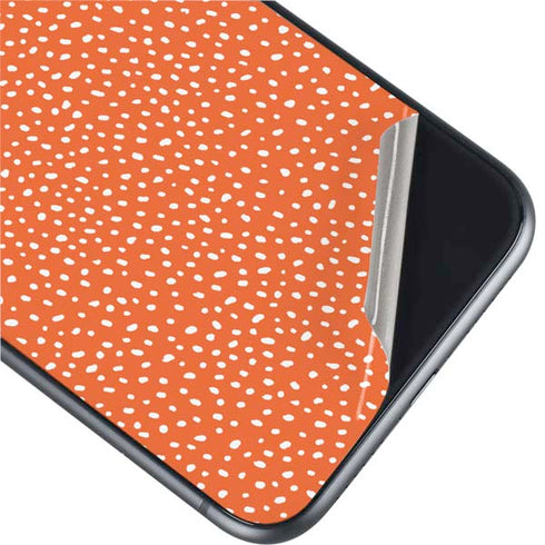 Orange Spots iPhone 11 Skin