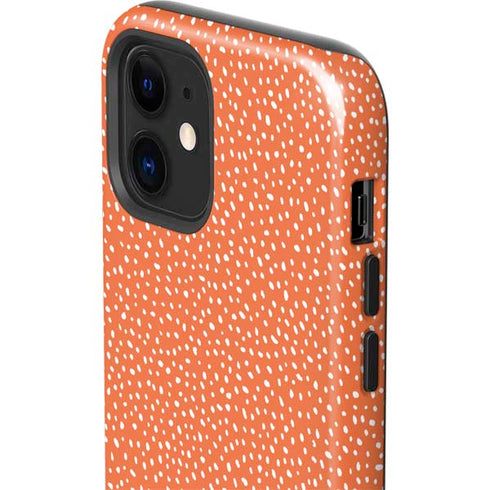 Orange Spots iPhone 12 Impact Case