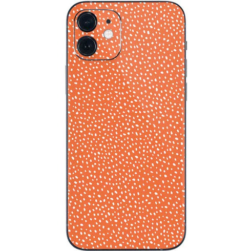 Orange Spots iPhone 12 Mini Skin