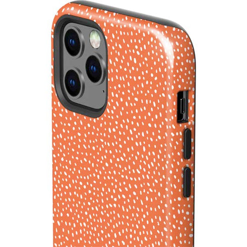 Orange Spots iPhone 12 Pro Impact Case