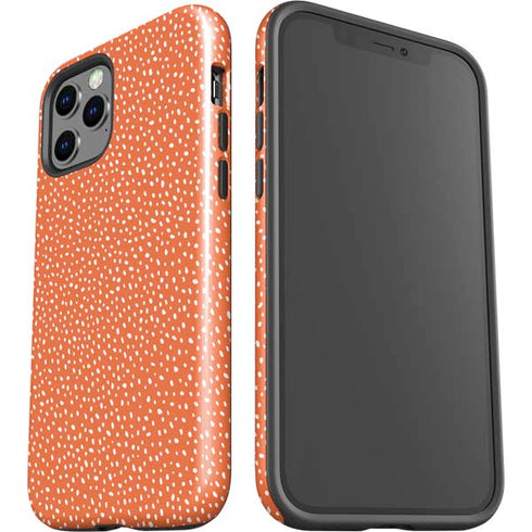 Orange Spots iPhone 12 Pro Impact Case