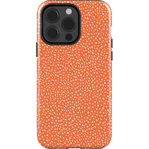 Orange Spots iPhone 15 Pro Impact Case