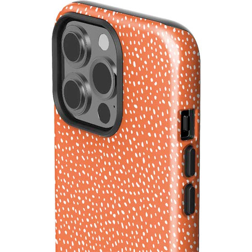 Orange Spots iPhone 15 Pro Impact Case