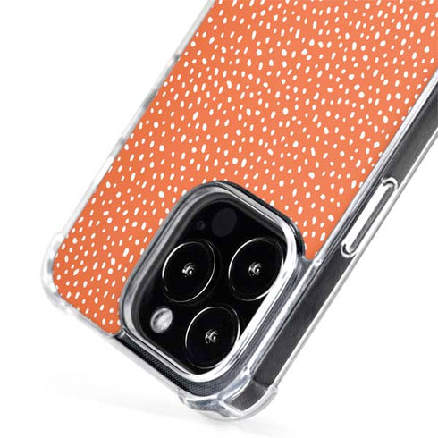 Orange Spots iPhone 15 Pro MagSafe Case