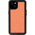 Orange Spots iPhone 15 Plus Waterproof Case