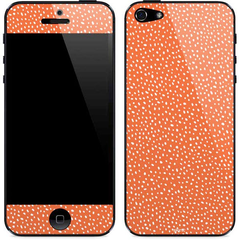 Orange Spots iPhone 5/5s/5SE Skin