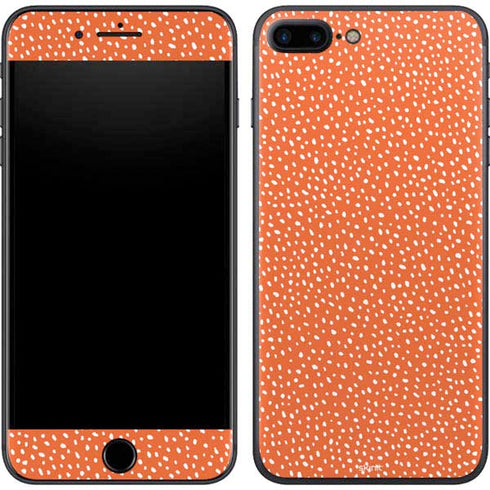 Orange Spots iPhone 8 Plus Skin