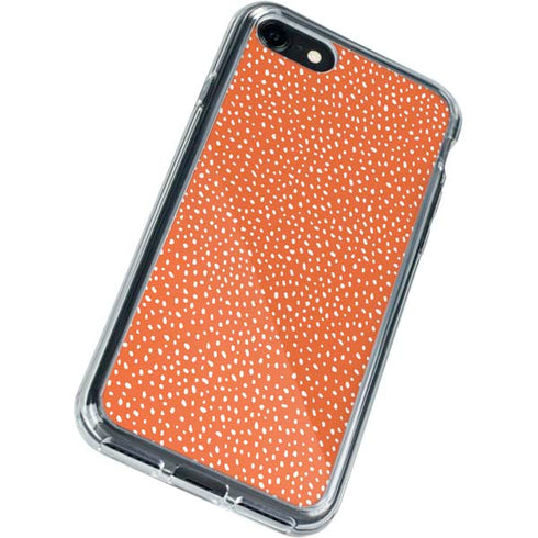 Orange Spots iPhone SE (2nd & 3rd Gen) Clear Case