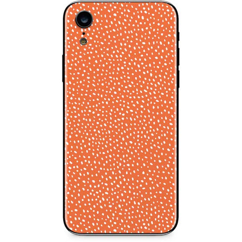 Orange Spots iPhone XR Skin