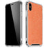 Orange Spots iPhone XS Max Clear Case