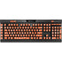 Orange Spots K95 RGB PLATINUM Mechanical Gaming Keyboard Skin