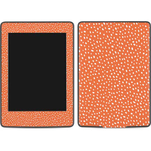 Orange Spots Amazon Kindle Skin