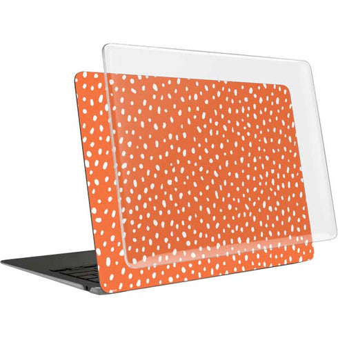 Orange Spots MacBook Air 13in M1 (2021) Case plus Skin