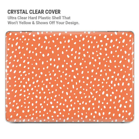 Orange Spots MacBook Air 13in M1 (2021) Case plus Skin