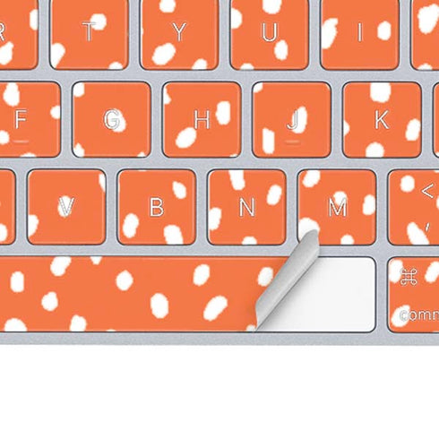 Orange Spots Magic Keyboard Skin