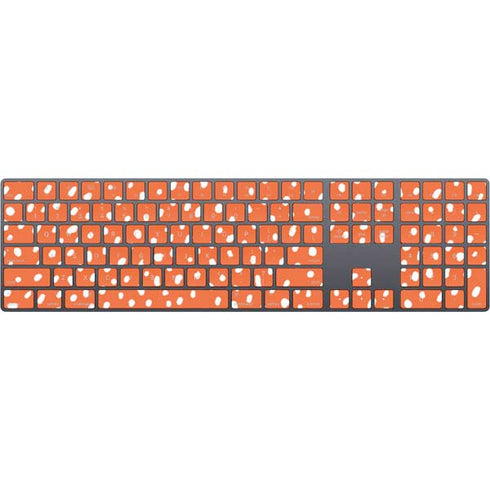 Orange Spots Magic Keyboard with Numeric Keypad Skin