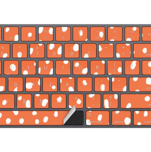 Orange Spots Magic Keyboard with Numeric Keypad Skin