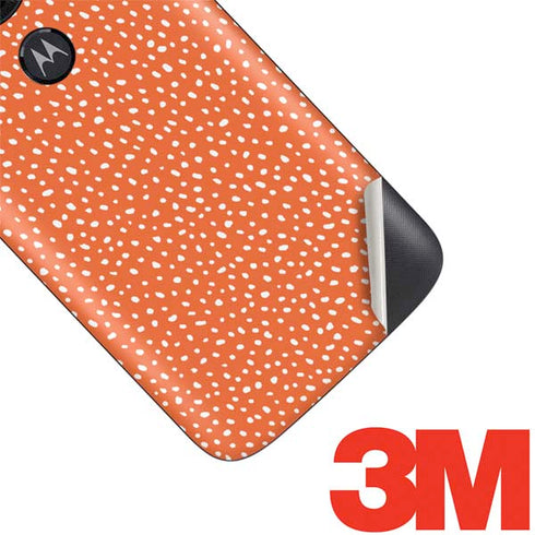 Orange Spots Moto E5 Play Skin