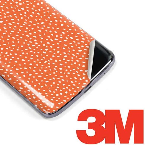 Orange Spots Moto E5 Plus Skin