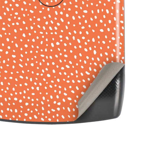 Orange Spots Motorola RAZR Skin