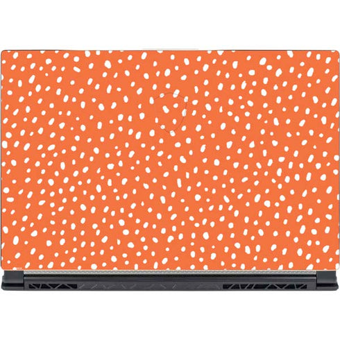 Orange Spots MSI GS65 Stealth Laptop Skin
