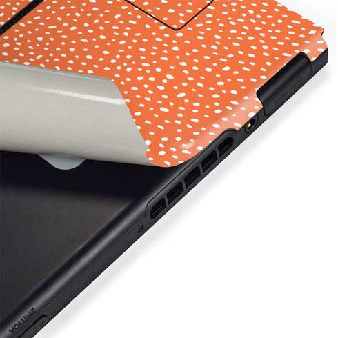 Orange Spots Nintendo Switch Bundle Skin