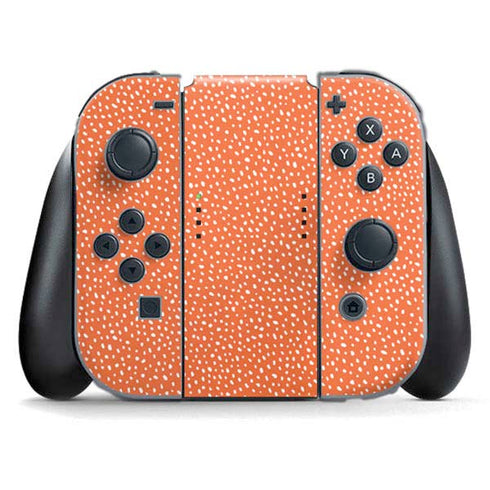 Orange Spots Nintendo Switch (2017-2021) Joy-Con Controller Skin