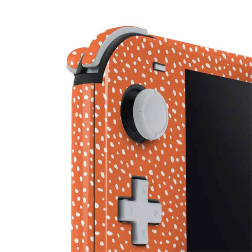 Orange Spots Nintendo Switch Lite Skin