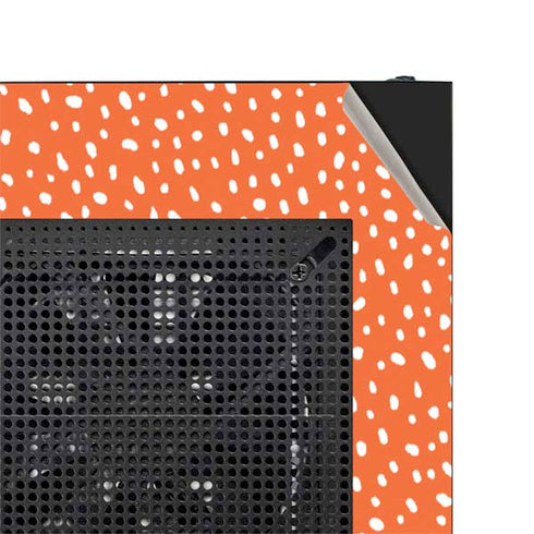 Orange Spots NZXT H510 Compact ATX Mid-Tower Case Skin