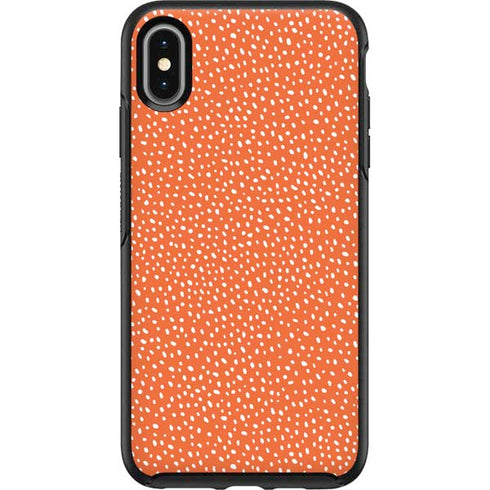 Orange Spots Otterbox Symmetry iPhone Skin