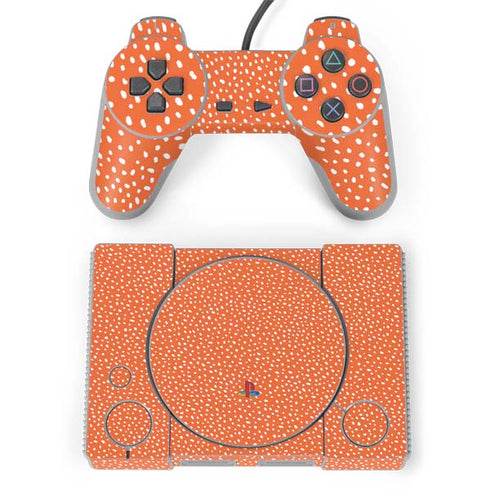 Orange Spots PlayStation Classic Bundle Skin