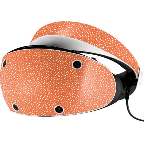 Orange Spots PlayStation VR2 Skin